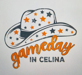 Custom: Gameday Celina Cowboy Hat Tee