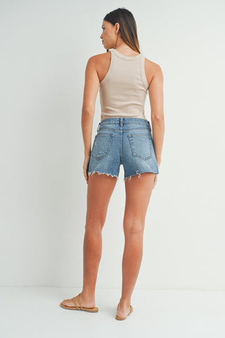 Molly Distressed Jean Shorts