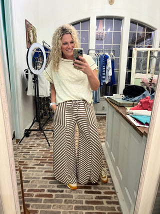 Kenzie Striped Wide Leg Pants