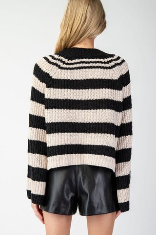 Penny Lane Striped Sweater Top