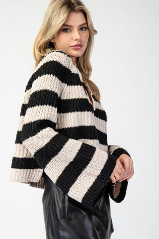 Penny Lane Striped Sweater Top