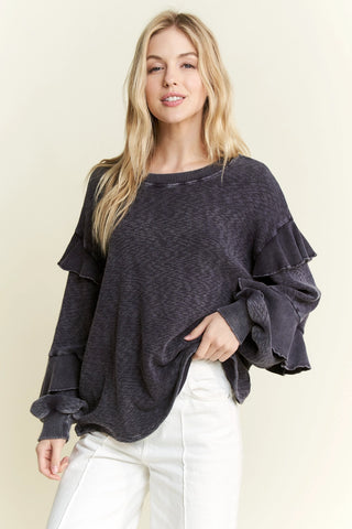 Trinity Ruffle Balloon Top