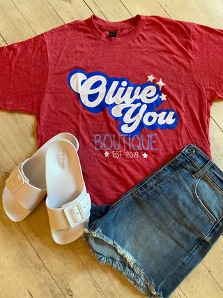 Olive You Logo Tee