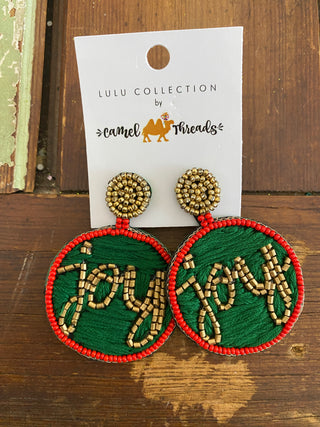 Festive Beaded Earrings