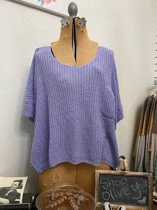 Lavender Spring Sweater