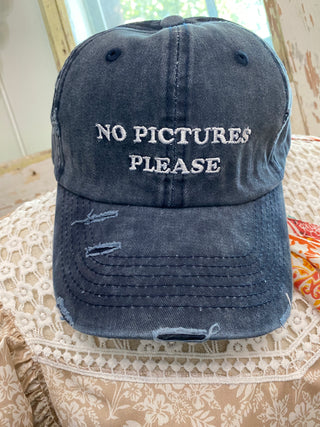 No Pictures Please Hat
