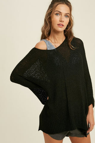 Ellie Ribbon Yarn Sweater