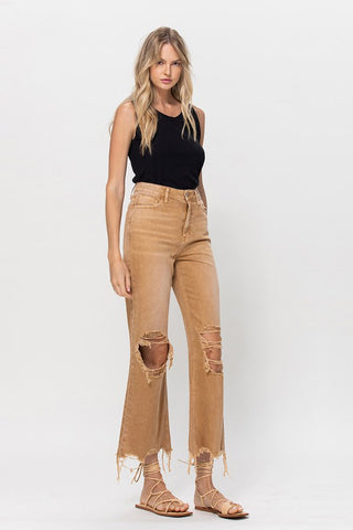Kiss of California Crop Flare Jeans