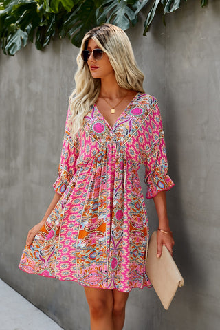 Vacay Ready Pink Floral Dress