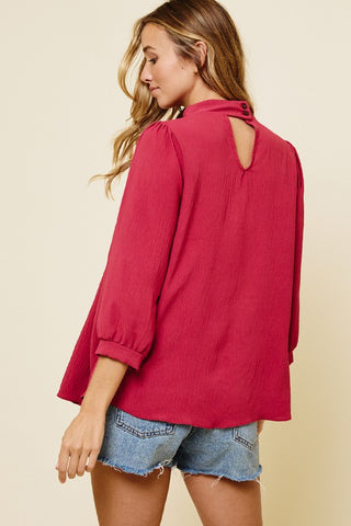 Patty Pleated Top